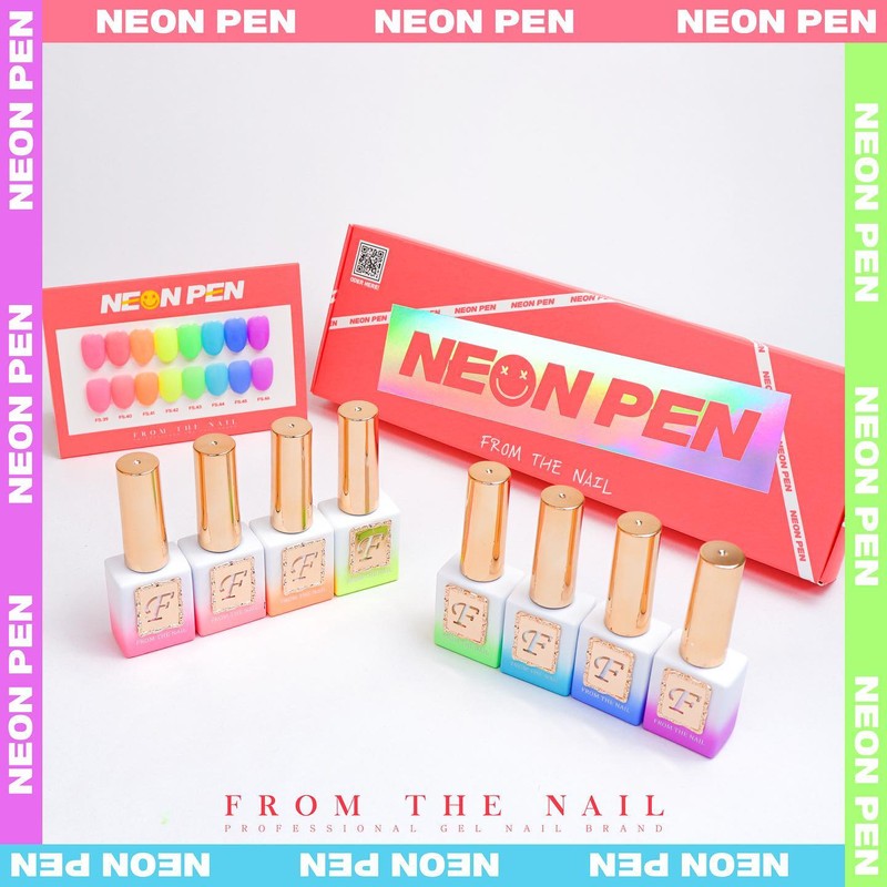 From the Nail Neon Pen Syrup Gel 8-piece set /