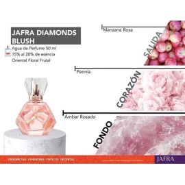 Jafra NEW Diamonds Blush Eau De Parfum 1.7 oz. For Women