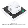 Heating Room Thermostat Weekly Programmable LCD Display Touching Screen 5A