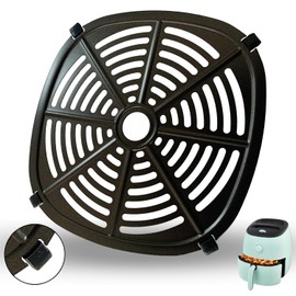 Nvkwca 6QT Air Fryer Grill Pan for DASH Tasti-Crisp Electric Air Fryer Oven, Upgraded Air Fryer Grill Plate Crisper Tray Insert Grate Rack Grid Shelf for Dash 6QT Air Fryers, Nonstick, Dishwasher Safe