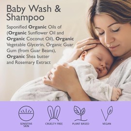 SoCal Suds & Company 2oz Shea Organic Baby Wash & Shampoo- Lavender