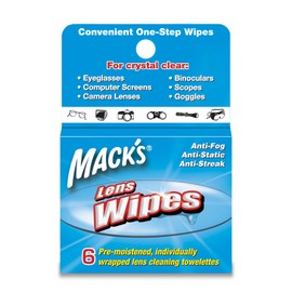 Mack's Lens Cleaning Wipes - 6 Count