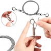 Set of 4 Adjustable Stainless Steel Wire, Drop Prevention Wire