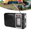 Multifunction Radio with LED Light Speaker Support Memory Card MMC