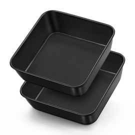 Onader Square Casserole Dish with Non-Stick Coating 15 cm (2, 15 x 15 x 5 cm)