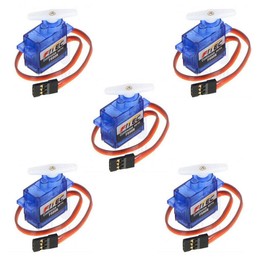 360 Degree Continuous Rotation Feetech FS90R Micro Servo 6V 9G Pack of 5