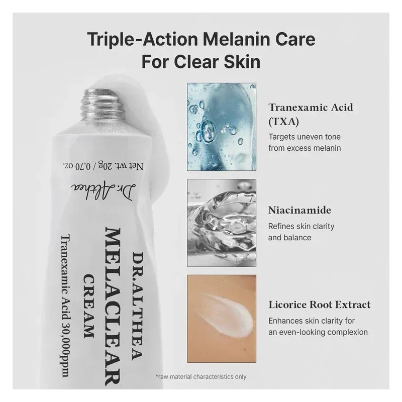 Dr. Althea Melaclear Cream - 20g Crema Para Manchas Todo
