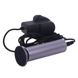 Electric Foot File for Dead Skin Removal with Replacement Pads (Grey)