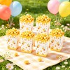 Sweet Bee Popcorn Boxes Bees Goodie Candy Boxes Sunflower Party