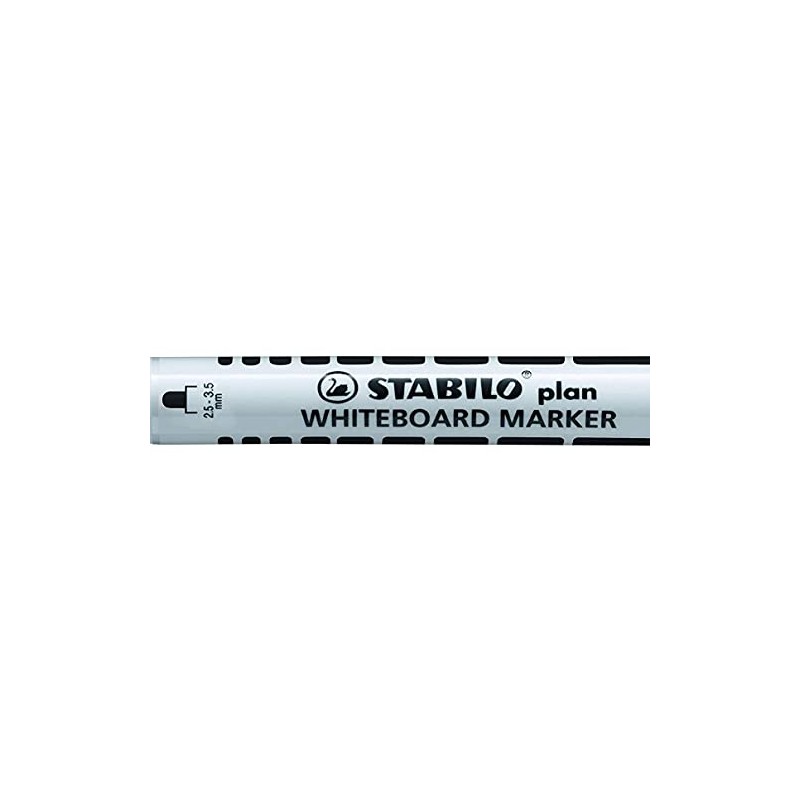 Stabilo Point Dry Wipe Markers (Pack of 10) Black