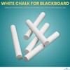 1InTheOffice Blackboard Chalk, White Chalk Dustless, White Chalkboard Chalk, 48