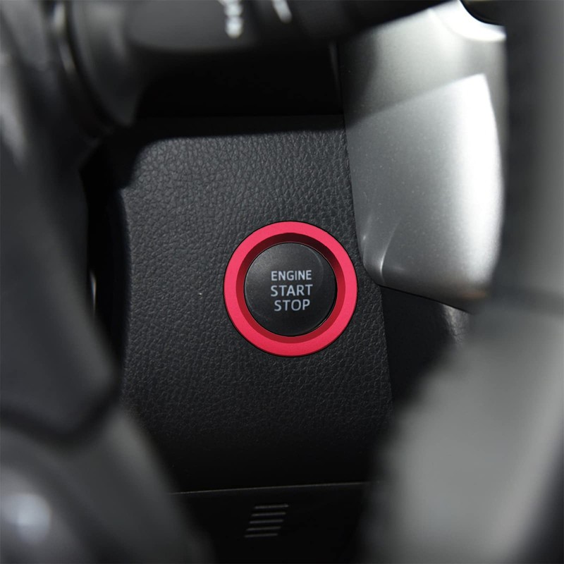 Engine Push Start Stop Button Cover Trim for Toyota Tacoma,