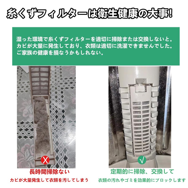 Fully Automatic Washing Machine, 11.0 lbs (5 kg) Lint Filter