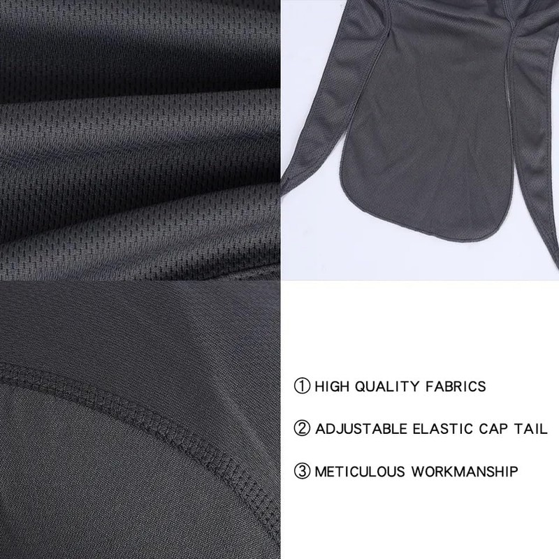 EVD-X Durag Gorro para Ciclismo y Motocicleta, Diadema Deportiva Ajustable,