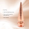 100set Punk Cone Spikes Studs Rose Gold Pointed Electroplating Burr