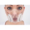 Denpro Bubl Transparent Face Mask - Professional Protective Breathable Reusable
