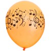 Qualatex Latex Balloons 011553 Neon Music Notes Wrap, 11", Multicolor