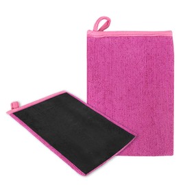 BWBWND 2 PCS Clay Mitt, Scratch-Free Microfiber Clay Towel Mitt for Car Detailing & Polishing, Auto Detailing Bar Glove Washing Mitts for Paint Glass Wheels, Car Accessories (Purple)