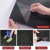 WESTICK Grey Black Marble Floor Tile Peel and Stick Flooring