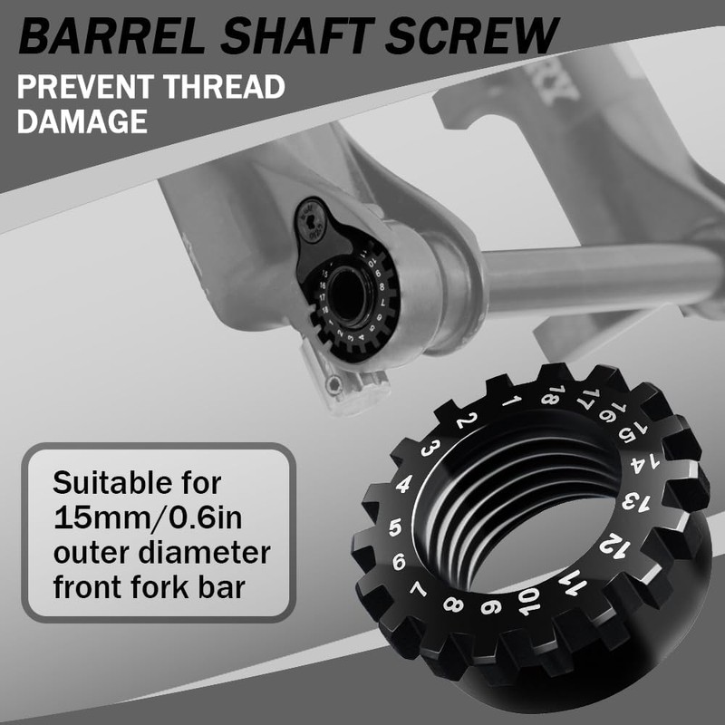 Front Fork Barrel Shaft Screw Nut Repair for Fox 32/34
