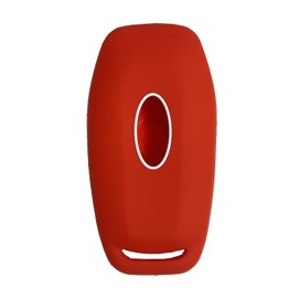 Key Fob Cover for Fusion Edge: 5 Buttons Silicone Remote Case Protector Fit for Ford F-150 F-250 Explorer Mustang Lincoln MKX 2013 to 2018 164R8117 N5FAO8TAA M3NA2C31243300 7812AA2C31243300 (Red)