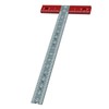 Woodworking T Square Ruler Aluminium Alloy Metal Woodworking Drawing Crafting