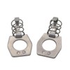 BEALIFE 2pcs/Set Sturdy Metal for Water Heater Door Protects Cylinder