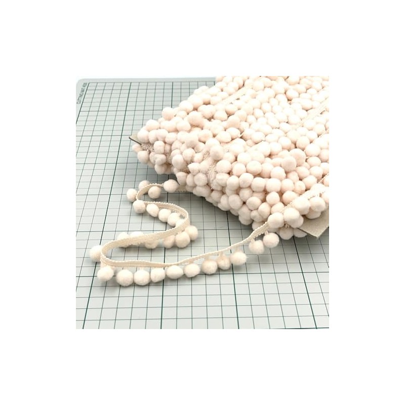 Craft Cult 18mm Medium Pom Pom Bobble Trim Braid -