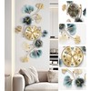 Axioglo Wall Clocks for Living Room Decor,Large Wall Clock,3D Creative