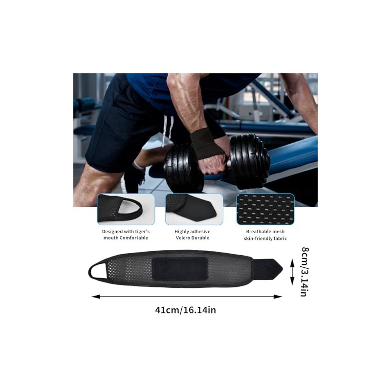 Wrist Support Brace for Gym and Sports, Breathable Adjustable Wrist