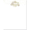 Paperdirect Merry Christmas Dazzle Confetti Holiday Winter Theme Stationery, Border
