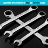 DURATECH 90-Tooth Ratcheting Wrench Set, Combination Wrench Set, 8-Piece, Metric,