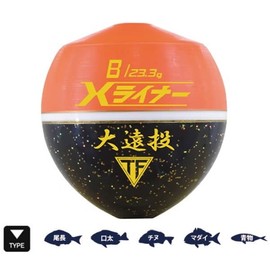 Tsuriken X-Liner, Large Toss, Scarlet B