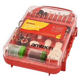 Amtech V2543 Rotary Accessory Set, 71 Piece Rotary Tool Accessory Kit, Compatible with Rotary Drill, Mini Rotary Hobby Drill