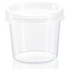 COM-FOUR® 24 x Storage Containers with Lids - Universal Plastic