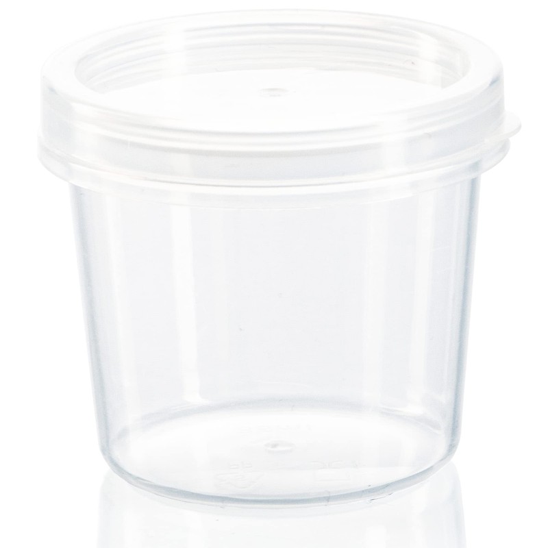 COM-FOUR® 24 x Storage Containers with Lids - Universal Plastic