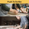EZONEDEAL Multi-function Scribing Tool- Construction Pencil- Aluminum Alloy Scribe Tool