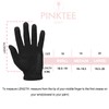 CROWNBLANKS PINKTEE Women's RainGrip Golf Gloves for Left Hand All-Weather