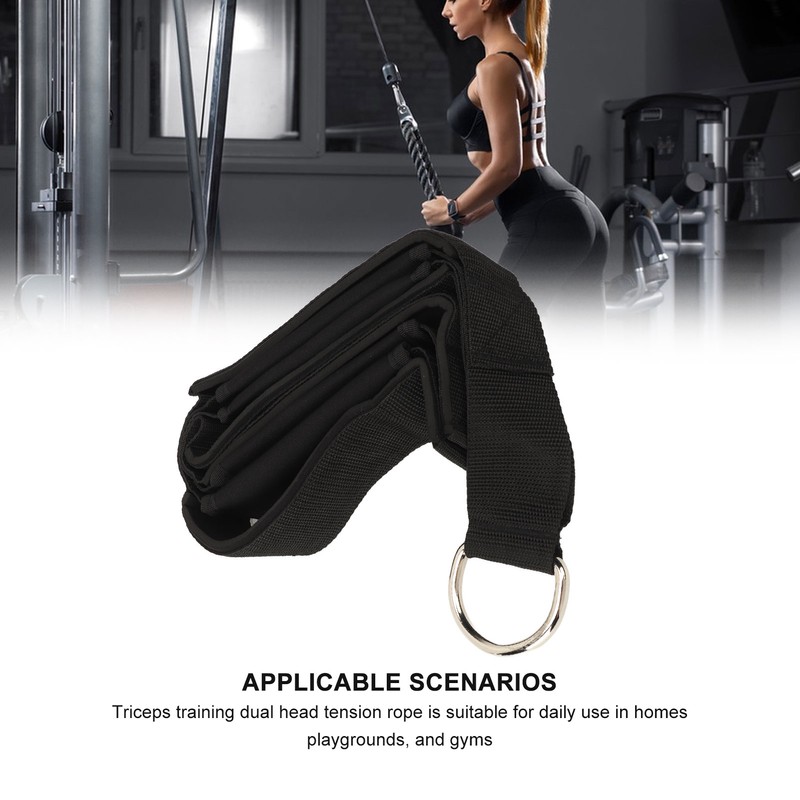 Tricep Pull Down Rope Fitness Tricep Rope Cable Attachment Handles