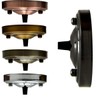 LEDSone Industrial Retro Ceiling Rose 108 mm Pendant Cable Grip