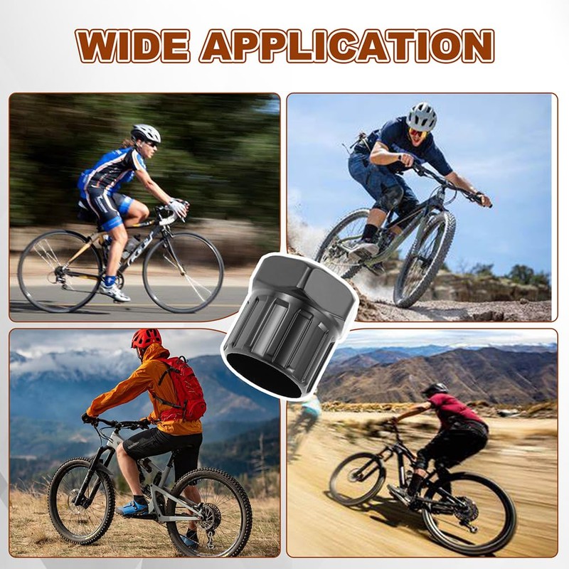 Mtsooning 6PCS Bicycle Freewheel Removal Tool, Mountain Bike Cassette Lockring