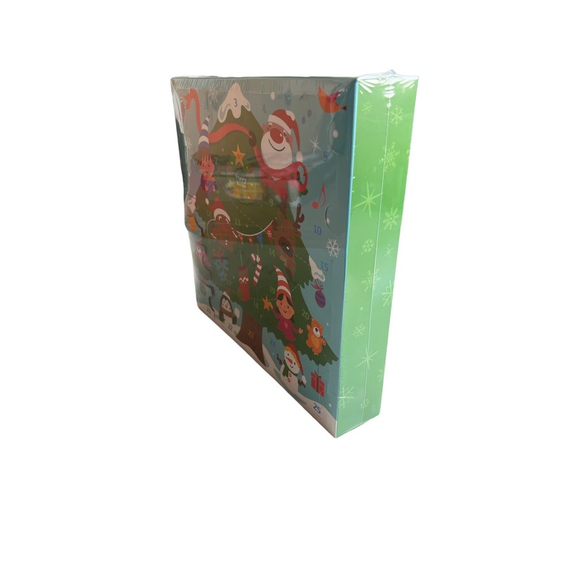 Advent Calendar with Eraser, Advent Calendar with Tree Motif