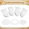 Set di vasi in legno, 11,9 x 11,9 cm, per