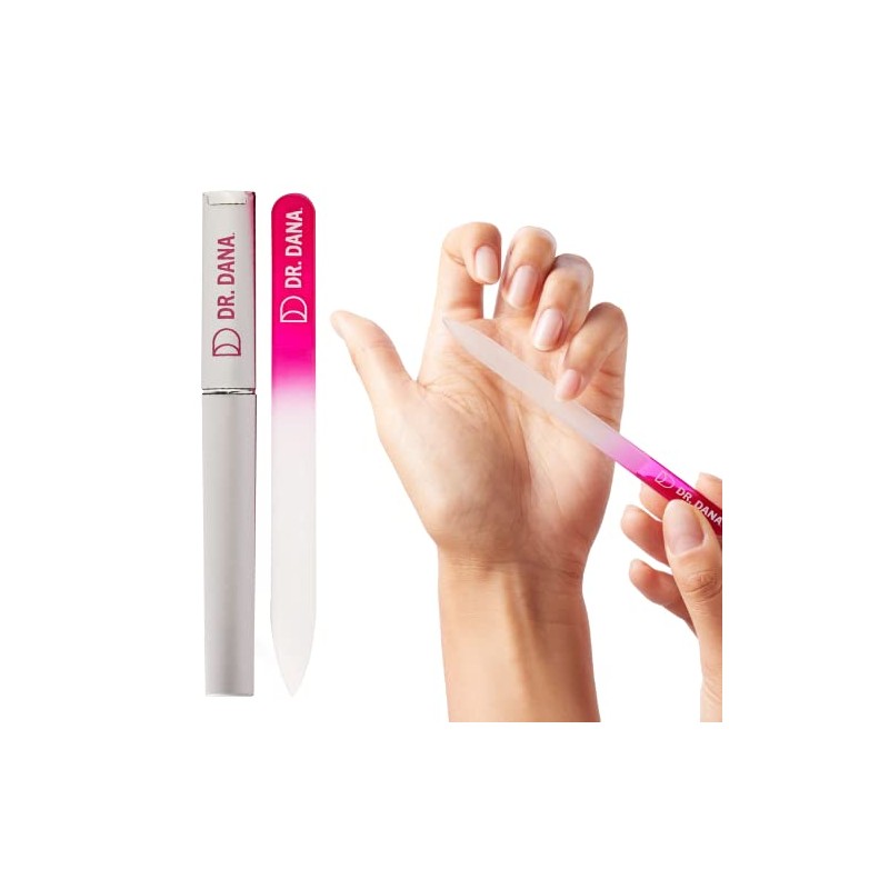 Dr. Dana Precision Glass Nail File with Protective Case