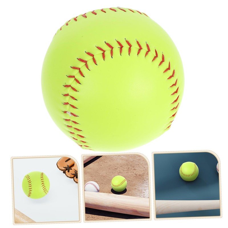 Kisangel Handmade Softball for Baseball Softball Practice Lightweight Outdoor Training