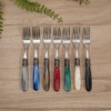 D&amp;D Roma Dessert Fork Choose 1, Dark Green Pearl O172