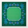 1-7/16" Extra-Large 4-Layer American Mahjong, 160-Tile Cornflower Blue Peacock MatColor: