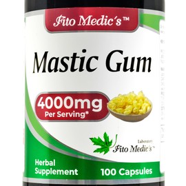 FITO MEDIC'S Labs - Mastic Gum – 4000 mg per Serving- Supporting Stomach, Duodenal & Oral Health, Ultra high Absorption s.