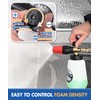 TOOLCY Foam Cannon Kit with Pressure Washer Gun 5000 PSI,