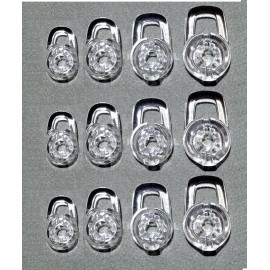 Unbranded 12 Ear Gels Tips Kit for Plantronics Voyager 3200 3400 3280 EDGE M165 M1100 M70
